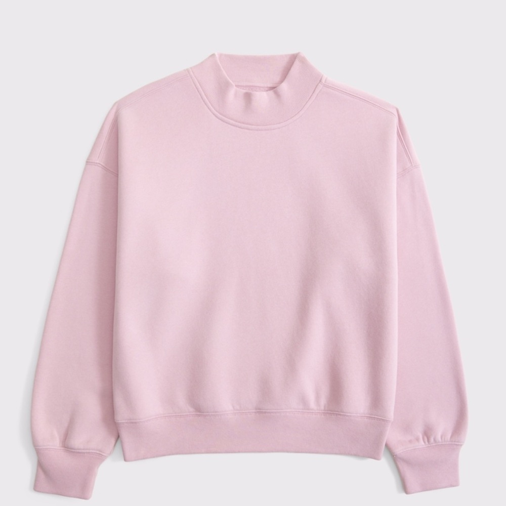 NWT A&F Sunday Mockneck Crew